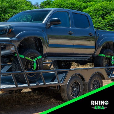 Rhino USA Lasso Straps; Basket Straps - Green thumbnail 3