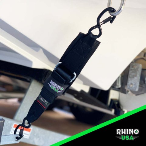 Rhino USA Transom Straps For Boat Trailer (Pair) thumbnail 3