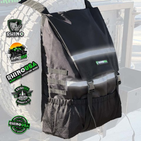 Rhino USA Spare Tire Trash Bag - Black thumbnail 1