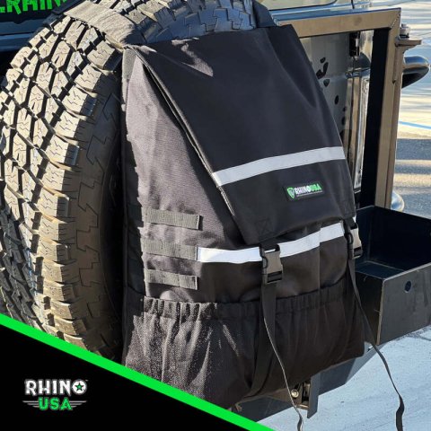 Rhino USA Spare Tire Trash Bag - Black thumbnail 2