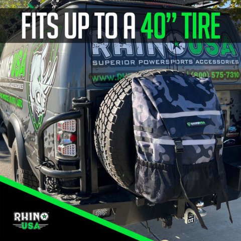 Rhino USA Spare Tire Trash Bag - Black thumbnail 4