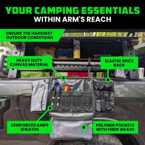 Rhino USA Camp Kitchen Organizer Bag (Black) thumbnail 3