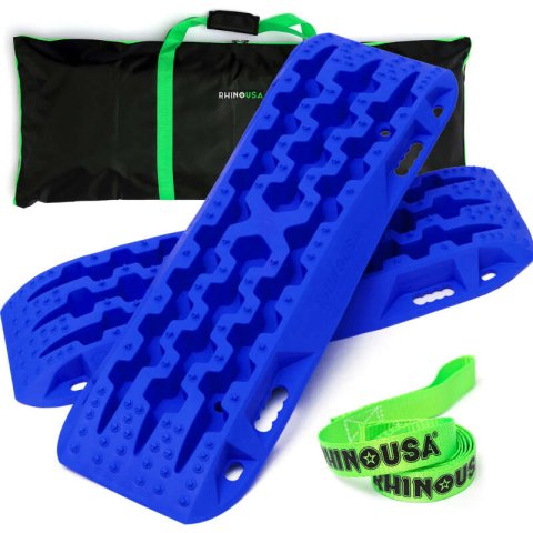 Rhino USA Recovery Traction Boards - Blue (Pair) thumbnail 1