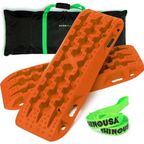 Rhino USA Recovery Traction Boards - Orange (Pair) thumbnail 1