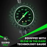 Rhino USA 100 Psi Analog Tire Inflator Gauge thumbnail 4