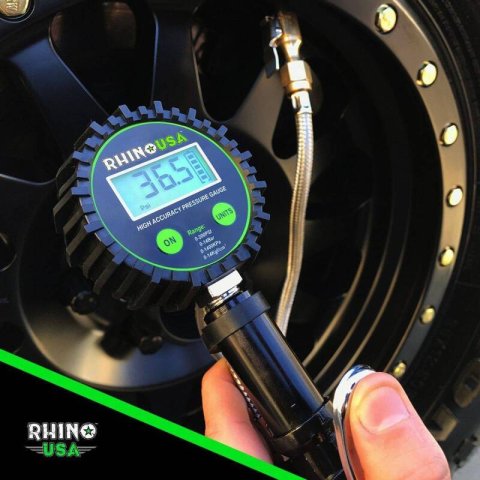 Rhino USA 200 Psi Digital Tire Inflator Gauge thumbnail 2