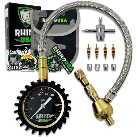 Rhino USA 60Psi Tire Deflator Gauge thumbnail 1