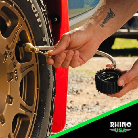 Rhino USA 60Psi Tire Deflator Gauge thumbnail 2