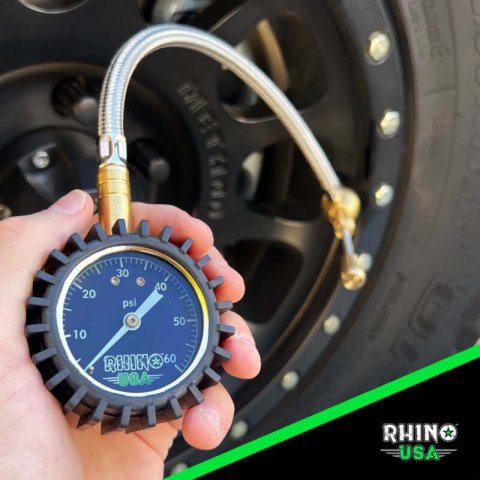 Rhino USA 60Psi Tire Deflator Gauge thumbnail 6