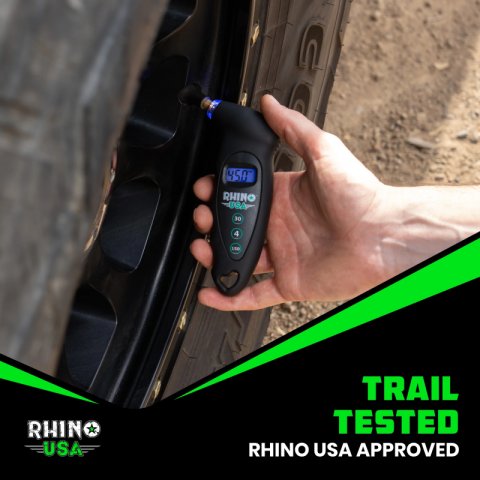 Rhino USA Digital Tire Pressure Gauge 150 Psi (Black) thumbnail 4