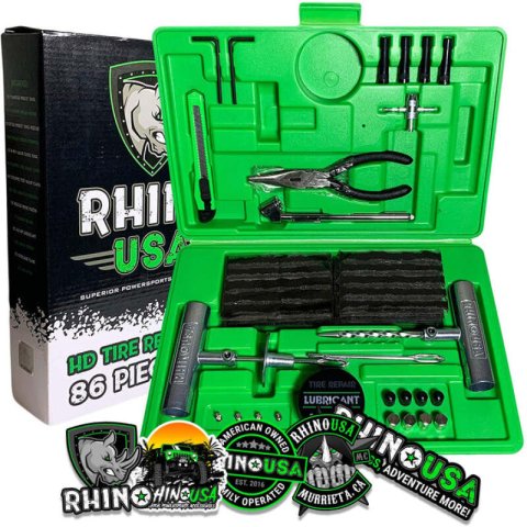 Rhino USA Tire Repair Plug Kit, 86 Pieces thumbnail 1