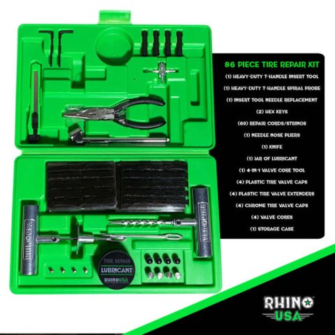 Rhino USA Tire Repair Plug Kit, 86 Pieces thumbnail 7