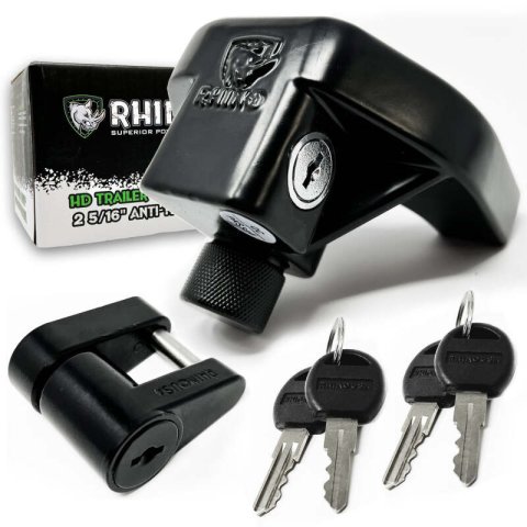 Rhino USA 2 5/16In Trailer Coupler Hd Lock Kit-2-Pieces thumbnail 1