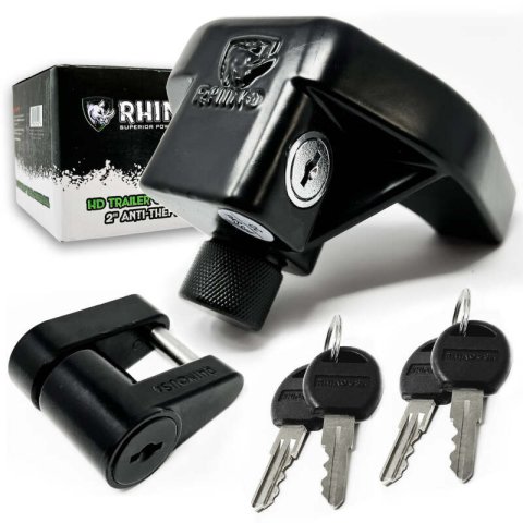 Rhino USA 2In Trailer Coupler Hd Lock Kit-2-Piece thumbnail 1