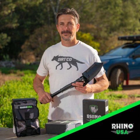 Rhino USA Straight Handle Recovery Shovel W/Pick thumbnail 4