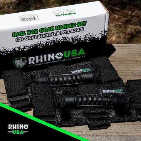 Rhino USA Heavy-Duty Roll Bar Grab Handles thumbnail 2