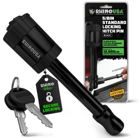 Rhino USA 2in Locking Trailer Hitch Pin - Blue thumbnail 1
