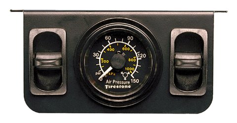 Firestone Air Adjustable Leveling Pneumatic Control Panel w/Dual Black Gauge 0-150psi (WR17602145) thumbnail 1