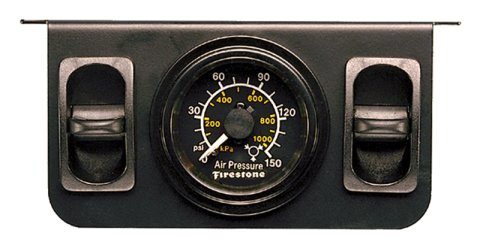 Firestone Air Adjustable Leveling Pneumatic Control Panel w/Dual Black Gauge 0-150psi (WR17602145) thumbnail 3