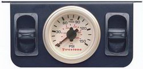Firestone Air Adjustable Leveling Electric Control Panel w/Dual Gauge 0-150psi - White (WR17602260) thumbnail 1