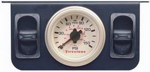Firestone Air Adjustable Leveling Electric Control Panel w/Dual Gauge 0-150psi - White (WR17602260) thumbnail 2