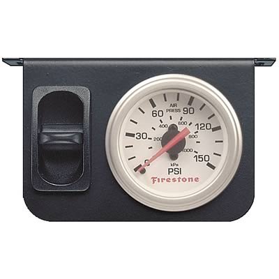 Firestone Air Adj. Leveling Electric Control Panel w/Single Gauge 0-150psi - White (WR17602229) thumbnail 1