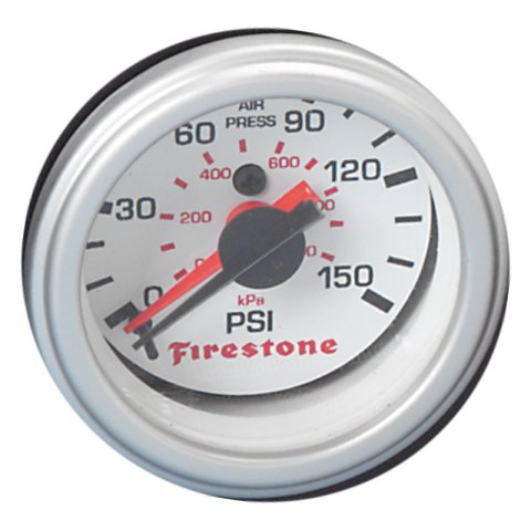 Firestone Replacement Pressure Gauge - White Face Dual GA Only (For PN 2241 / 2260) (WR17609201) thumbnail 2