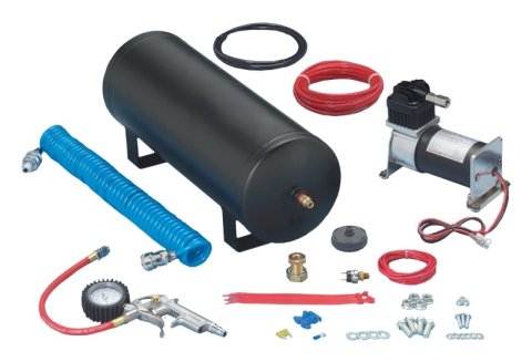 Firestone Level Command Xtra Air Supply Heavy Duty Compressor 3 Gal Tank w/Ext. Hose (WR17602239) thumbnail 1