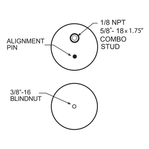 Firestone Ride-Rite Replacement Bellow 267CZ (For Kit PN 2445) (W217606410) thumbnail 4