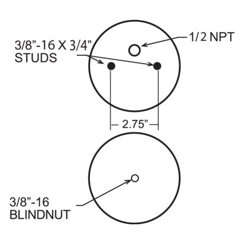 Firestone Ride-Rite Replacement Air Helper Spring 224C (W217606776) thumbnail 4