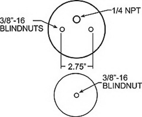 Firestone Ride-Rite Replacement Bellow 110/70 239mm (For PN 2162 / 2312 / 2222 / 2165) (W217609002) thumbnail 2