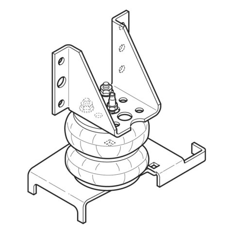 Firestone Ride-Rite Air Helper Spring Kit Front 84-04 Ford F250/F350 (W217602223) thumbnail 1
