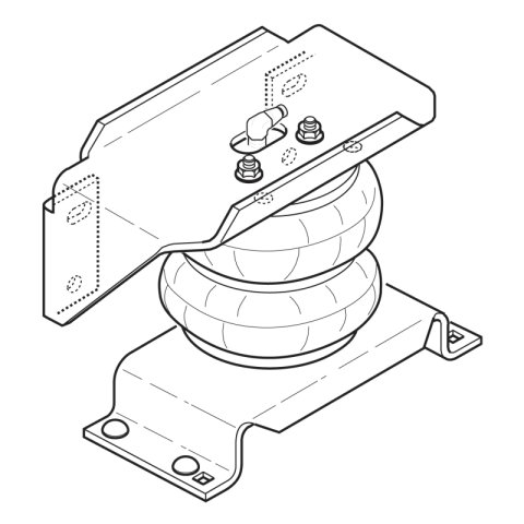 Firestone Ride-Rite Air Helper Spring Kit Rear GM & F350/F450 Cab Chassis (W217602176) thumbnail 3