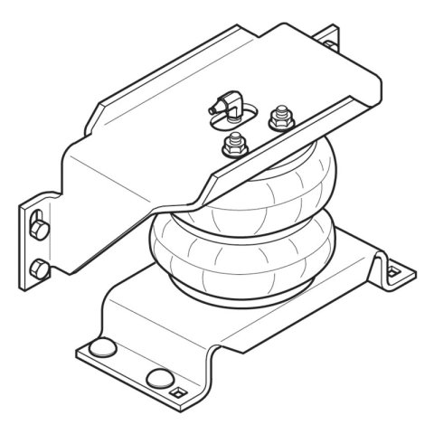 Firestone Ride-Rite Air Helper Spring Kit Rear 96-17 Ford E450 (Commercial w/o OE Bed) (W217602153) thumbnail 1