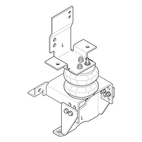 Firestone Ride-Rite Air Helper Spring Kit Rear 94-02 Dodge RAM 3500 Cab Chassis (W217602220) thumbnail 3