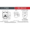 Firestone Ride-Rite Replacement Air Spring 1T14C3 RB 2BN 1/4NPT PST (W013585412) thumbnail 2