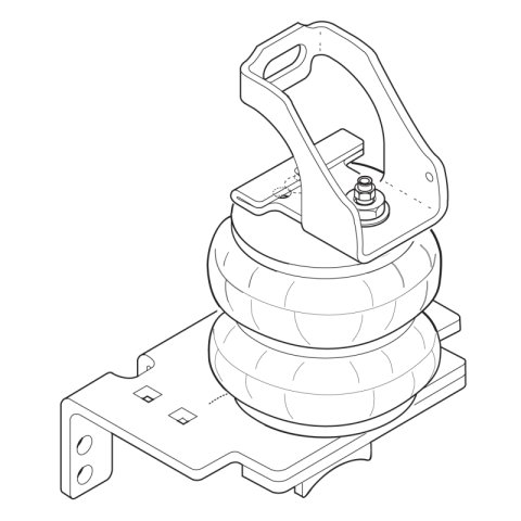 Firestone Ride-Rite Air Helper Spring Kit Rear 05-07 Ford F250/F350 2WD (W217602398) thumbnail 4