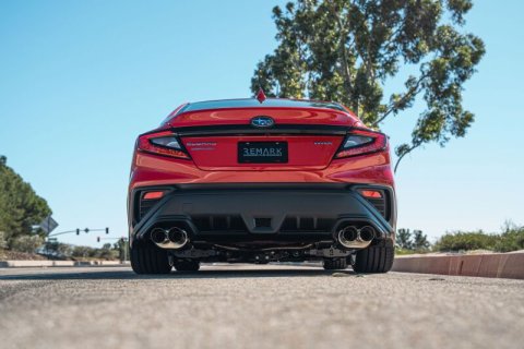 Remark 2022+ Subaru WRX VB Axle Back Exhaust w/Burnt Stainless Steel Dual Wall Tip thumbnail 3