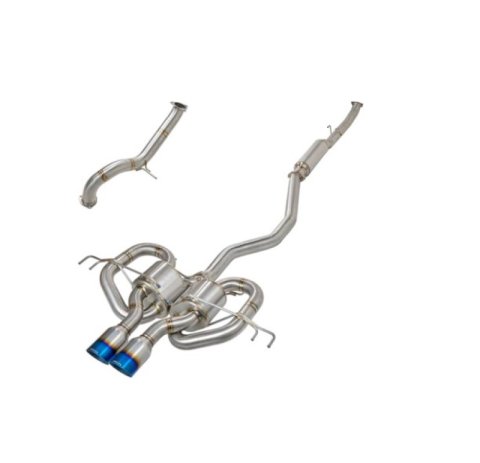 Remark 17-21 Honda Civic Type-R (FK8) Sports Touring Titanium Cat-Back Exhaust w/ Front Pipe thumbnail 1