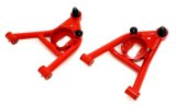 BMR 64-72 A-Body Non-Adj. Lower A-Arms (Polyurethane) - Red thumbnail 1