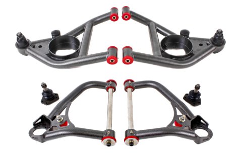 BMR 67-69 1st Gen F-Body Upper And Lower A-Arm Kit - Black Hammertone thumbnail 2