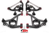 BMR 78-87 G-Body Upper And Lower A-Arm Kit - Black Hammertone thumbnail 1