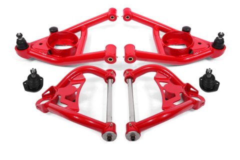 BMR 64-72 A-Body Upper And Lower A-Arm Kit - Red thumbnail 2