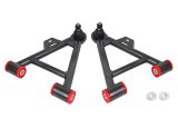 BMR 79-93 Mustang Lower Non-Adj. A-Arms (Coilover Only) w/ STD. Ball Joint (Poly) - Black Hammertone thumbnail 4