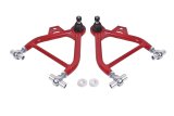 BMR 79-93 Fox Mustang Lower A-Arms (Coilover Only) w/ Adj. Rod End and STD. Ball Joint - Red thumbnail 2