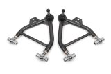 BMR 79-93 Mustang Lower A-Arms (Coilover Only) w/ Adj. Rod End Tall Ball Joint - Black Hammertone thumbnail 2