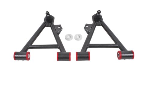 BMR 94-04 Mustang Lower Non-Adj. A-Arms (Coilover Only) w/ STD. Ball Joint (Poly) - Black Hammertone thumbnail 2
