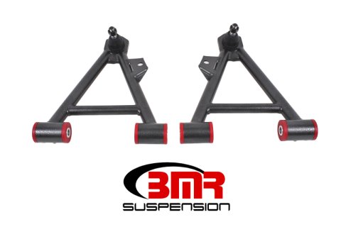 BMR 94-04 Mustang Lower Non-Adj. A-Arms (Coilover Only) w/ STD. Ball Joint (Poly) - Black Hammertone thumbnail 6