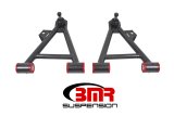 BMR 94-04 Mustang Lower Non-Adj. A-Arms (Coilover Only) w/ Tall Ball Joint (Poly) - Black Hammertone thumbnail 1
