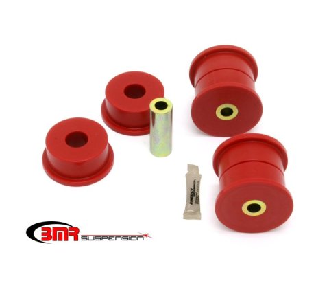 BMR 10-15 5th Gen Camaro Pro Version Differential Mount Bushing Kit (Polyurethane) - Red thumbnail 1